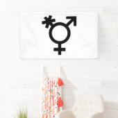 Transgender Alternative Gender Symbol Banner (Insitu)