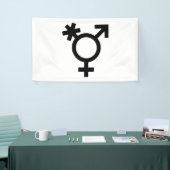 Transgender Alternative Gender Symbol Banner (Messeveranstaltung)
