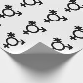 Transgender Alternative Gender Symbol Geschenkpapier (Ecke)