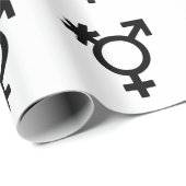 Transgender Alternative Gender Symbol Geschenkpapier (Rolleneckpunkt)