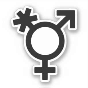 Transgender-Alternatives-Geschlechtssymbol Aufkleber