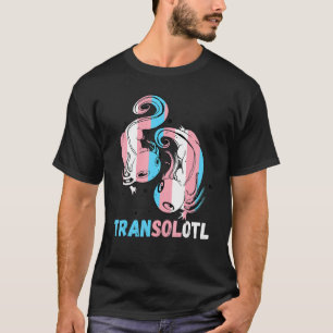 Transgender Axolotl Transsexual Flag Lgbtq Trans P T-Shirt