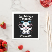 Transgender Baphomet respektiert Pronouns Trans Pr