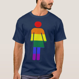 Transgender Bathroom Rights TWith Badezimmer Symbo T-Shirt