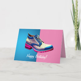 Transgender Birthday, 5" x 7" Faltkarte für den Ge Karte