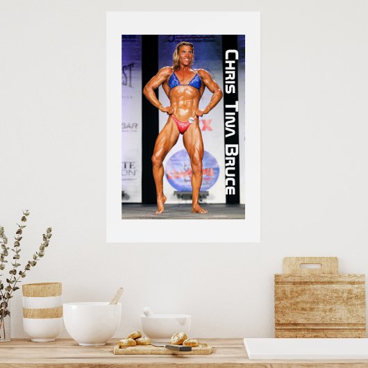 Transgender Bodybuilder Chris Tina Bruce Poster (Küche)