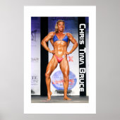 Transgender Bodybuilder Chris Tina Bruce Poster (Vorne)
