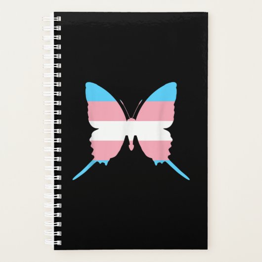 Transgender Butterfly Trans Pride Flag LGBT Planer (Vorderseite)