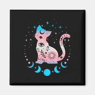 Transgender Cat Astrologie Celestial Lgbt Pride Tr Magnet