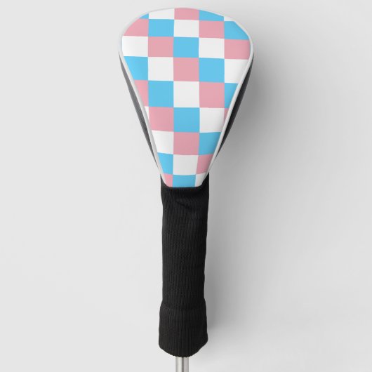 Transgender Chacker Muster Golf Kopfbedeckung Headcover (Vorderseite)