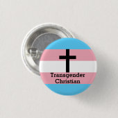 Transgender-christlicher Stolz-Knopf Button (Vorne & Hinten)