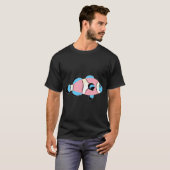 Transgender Clownfisch Trans Pride-Flagge Fischdes T-Shirt (Vorne ganz)