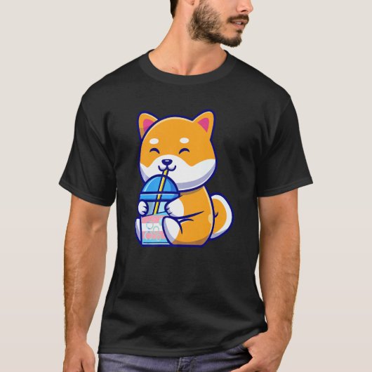 Transgender Corgi Bubble Tee Transgender Corgi Blu (Vorderseite)