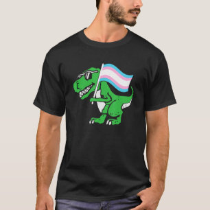 Transgender Dinosaur lgbt Q Rex Trans Prix Flag A T-Shirt