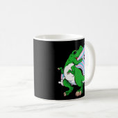 Transgender Dinosaurier LGBT Q Cool T Rex Trans Kaffeetasse (VorderseiteRechts)