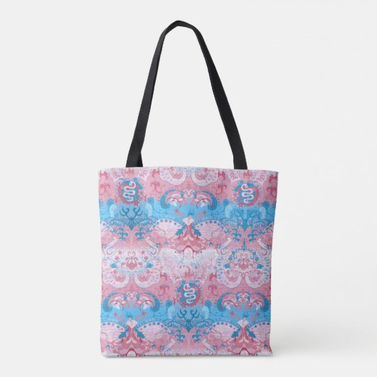 Transgender Dragon Damask - Farbe der Transponderf Tasche (Rückseite)