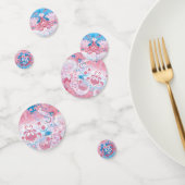 Transgender Dragon Damask - Farbe des Trans-Strich Konfetti (Gruppe)