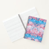 Transgender Dragon Damask - Farbe des Trans-Strich Notizblock (Innenseite)