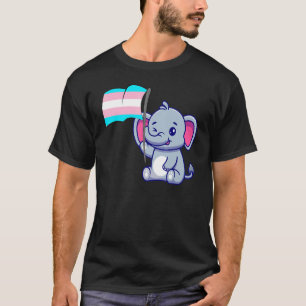 Transgender Elephant Trans Lgbt Lgbtq T-Shirt