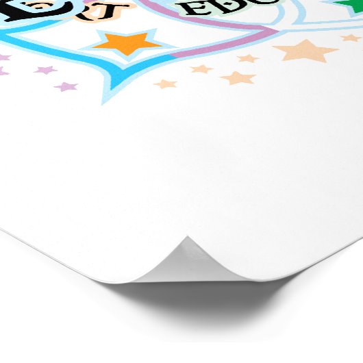 Transgender Equality Lotus Poster (Ecke)