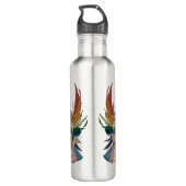 Transgender Faerie Edelstahlflasche (Rückseite)
