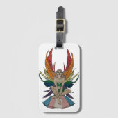 Transgender Faerie Gepäckanhänger (Vorderseite Vertikal)