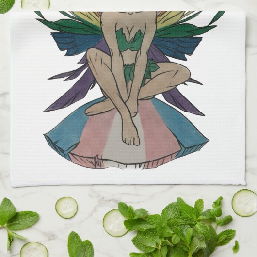 Transgender Faerie Geschirrtuch (Gefaltet)