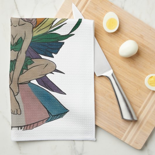 Transgender Faerie Geschirrtuch (Viertel Falte)