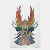 Transgender Faerie Geschirrtuch (Vertikal)