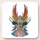 Transgender Faerie Getränkeuntersetzer (Vorderseite)