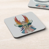 Transgender Faerie Getränkeuntersetzer (Linke Seite)