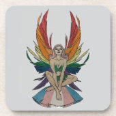Transgender Faerie Getränkeuntersetzer (Vorderseite)