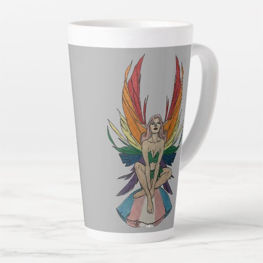Transgender Faerie Milchtasse (Rechte Ecke)