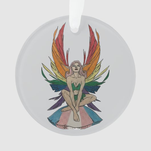 Transgender Faerie Ornament (Vorderseite)