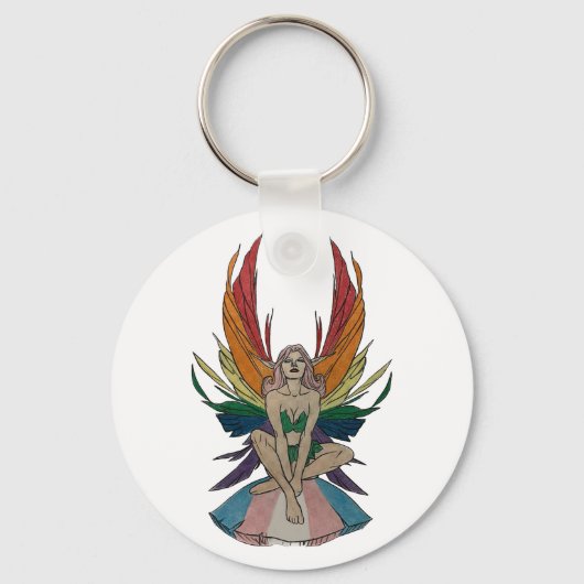 Transgender Faerie Schlüsselanhänger (Vorderseite)