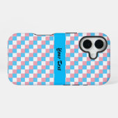 Transgender-Farben iPhone 16 Hülle (Rückseite (Horizontal))