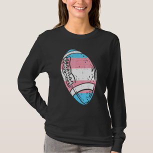 Transgender Flag American Football Lgbt Trans Prid T-Shirt