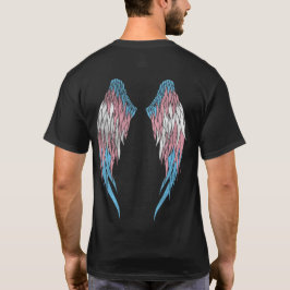 Transgender Flag - Angel Wings T-Shirt