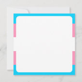 Transgender Flag Anime Person | LGBTQIA+  (Rückseite)