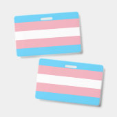 Transgender Flag Ausweis (Vorder- & Rückseite)