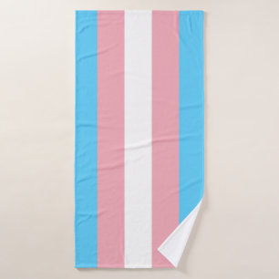 Transgender Flag Badehandtuch