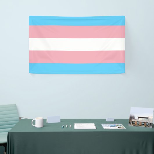 Transgender Flag Banner (Messeveranstaltung)