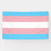 Transgender Flag Banner (Horizontal)