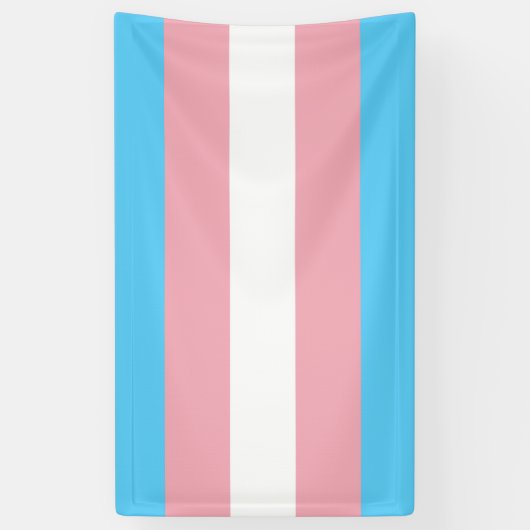 Transgender Flag Banner (Vertikal)