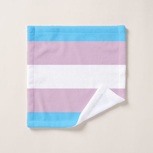 Transgender Flag Bath Set (Waschlappen)
