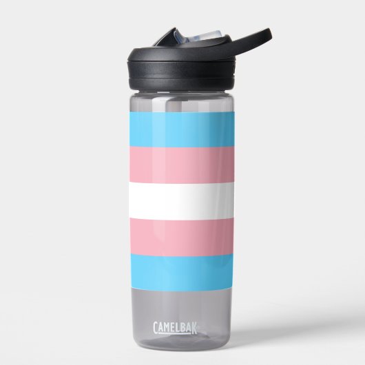 Transgender-Flag, Community, Stolz/Geschlechterfla Trinkflasche (Links)