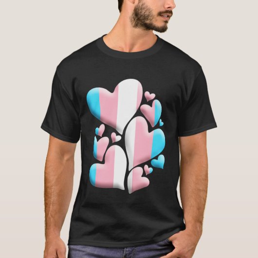 Transgender Flag Day MTF FTM Pride Trans Transgend T-Shirt (Vorderseite)