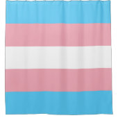 Transgender-Flag Duschvorhang (Vorderseite)