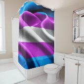 Transgender-Flag Duschvorhang (Beispiel)