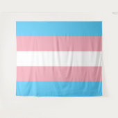 Transgender-Flag Extra groß Wandteppich (Vorderseite (Horizontal))